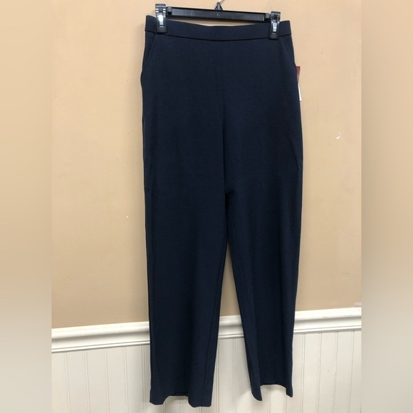 JM Collection Blue Pull On Dress Pants Size 8 Petite NWT - Picture 1 of 5